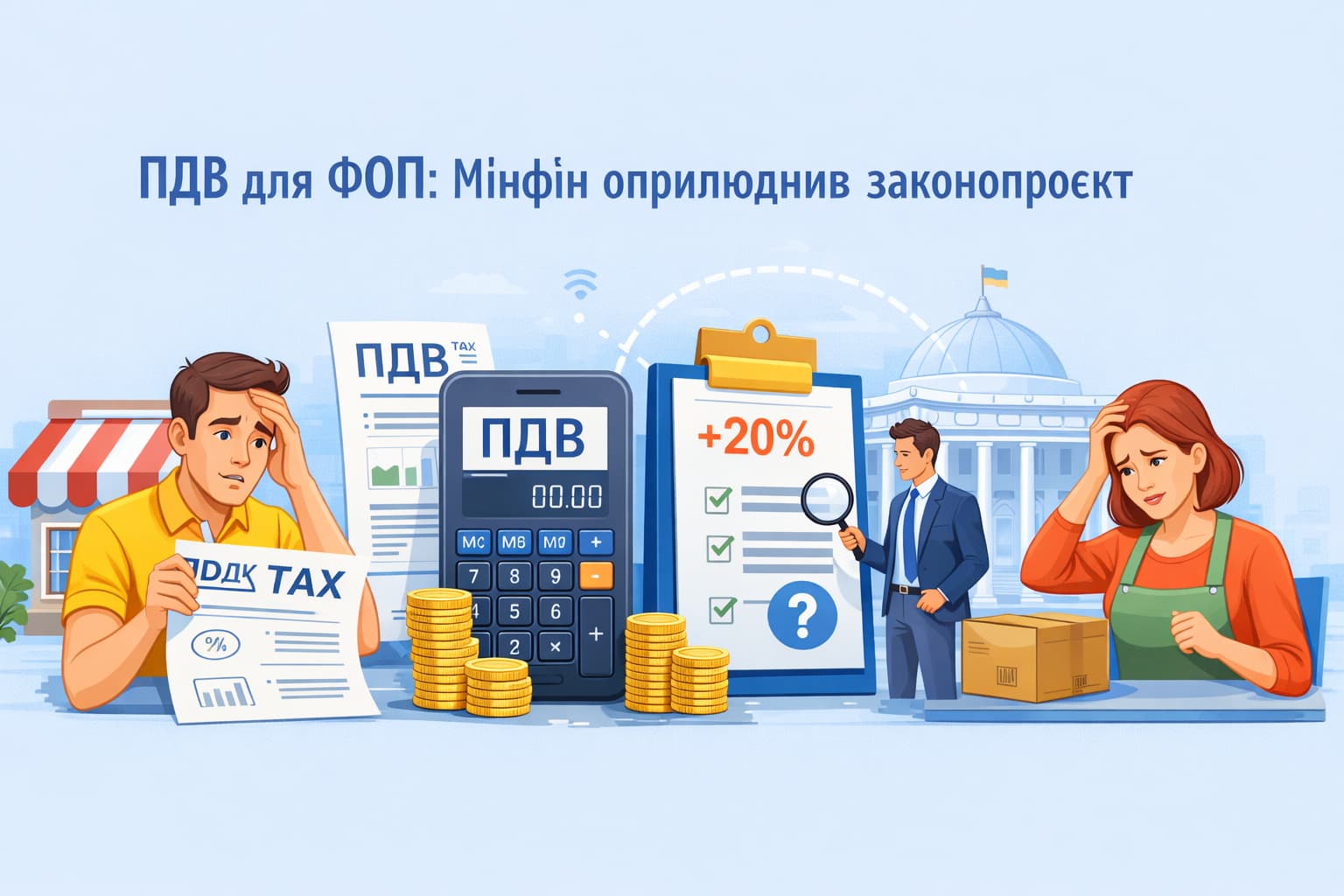 ПДВ для ФОП-спрощенців: Мінфін оприлюднив законопроєкт ПДВ для ФОП-спрощенців: Мінфін оприлюднив законопроєкт